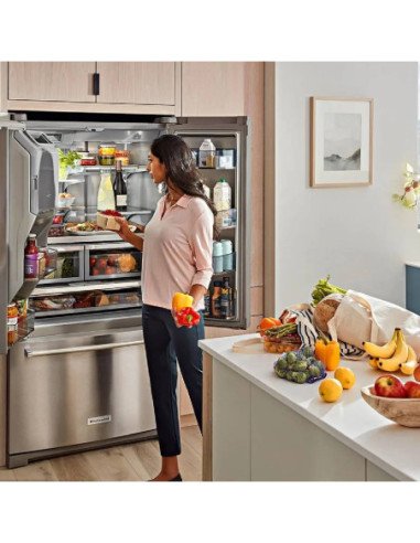 Nevecon KitchenAid 763 Litros French Door KRFF577KPS 4