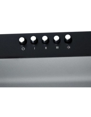 Campana Haceb Kala Negra 60cm 3 Velocidades  3