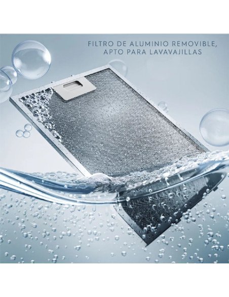 Campana Extractora Electrolux 60cm Pared 3 Velocidades CE6VX 4