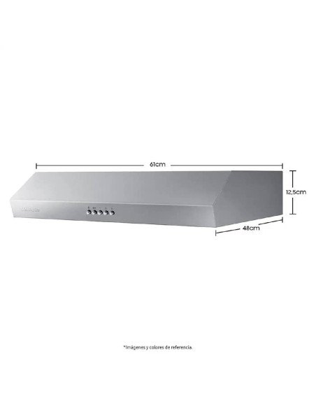 Campana Extractora Samsung 61 cm Horizontal Acero Inoxidable NK24T4000US/CO