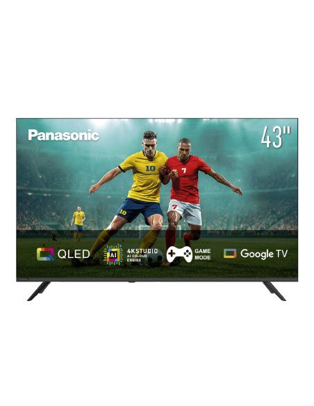 Televisor Panasonic 43 Pulgadas QLED 4K UHD Smart TV Google TV TN-43W80CPN