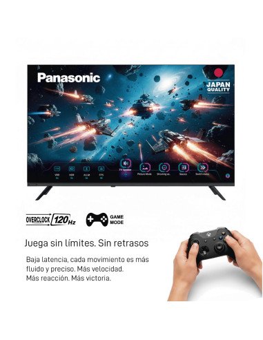 Televisor Panasonic 43 Pulgadas QLED 4K UHD Smart TV Google TV TN-43W80CPN