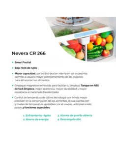 Nevera Challenger 266 Litros Brutos No Frost Lúmina CR 266 1 2