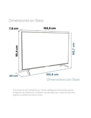 Televisor Challenger 75 pulgadas QLED 120 Hz Google TV 75TG4770