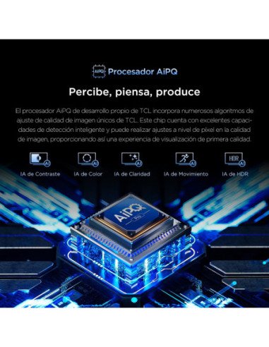 Televisor TCL 55 pulgadas QLED Premium Google 55P7L 6